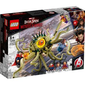 LEGO 76205 Marvel Duell mit Gargantos, Oktopus-Monster mit beweglichen Tentakeln und Dr. Strange Minifigur, Spielzeug für Kinder ab 8 Jahren