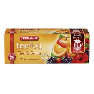 Teekanne Teeflott Früchte Mischung mit fruchtig süßen Früchten 175g