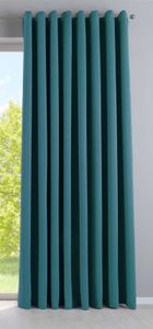 Vorhang Blickdicht »NewYork« Petrol HxB 245x295 cm 1er-Pack Thermo-Gardine Verdunkelungsvorhang Blackout Ösen schalldämmend UV-Schutz Raffhalter, 201920600
