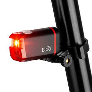 Fahrrad Rücklicht, StVZO Zugelassen Ultra Hell LED USB Aufladbar wasserdichte Fahrradlicht Fahrradbeleuchtung Fahrradlampe Aufladbar Fahrradrücklicht