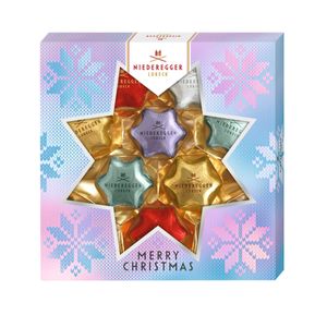 Niederegger Meisterselektion Zartbitter Vollmilchschokolade Stern 125g