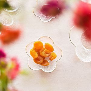 Miska Miska do deserów Miska do dipów LIVEL Miska w kwiaty ze złotym brzegiem M 12x5 cm HOMLA