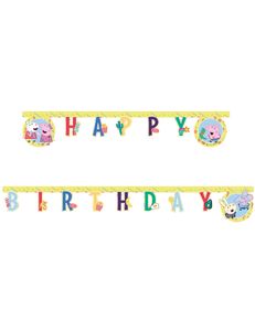 Peppa Pig Wutz - Happy Birthday Pappe Girlande Banner 2m