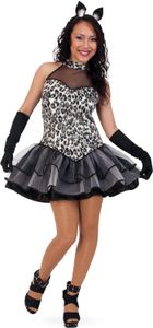 y pretty Leo Katze Leopard Karneval Fasching Kostüm 40