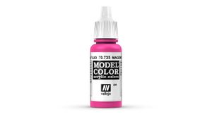 Modellbau Grafik Miniaturbemalung- Farbe Model Color Vallejo 70.735 leuchtmagenta/ magenta fluo