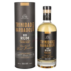 1731 Fine & Rare TRINIDAD BARBADOS JAMAICA XO British West Indies Rum 46.0 %  0,70 lt.