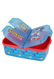 Sonic The Hedgehog Kinder Premium Brotdose Lunchbox Frühstücks-Box Vesper-Dose mit 3 Fächern