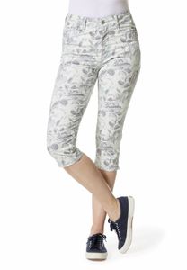 Stooker Coco Damen Stretch Jeans Hose - Skinny Fit - Soft Green Leaves (W48/L19)