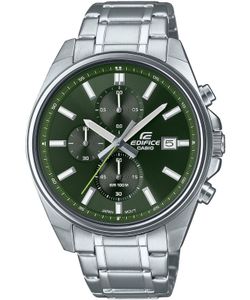 Casio Herrenuhr Edifice Armbanduhr EFV-610D-3CVUEF Edelstahlarmband