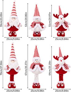 Weihnachten Puppe Ornament Teleskop Beine Plüsch Santa Claus Schneemann Rentier Figur Gefüllte Stehende Puppe Urlaub Dekoration Weihnachten Puppe Ornament Teleskop Beine Plüsch Santa Claus Schneemann Rentier Figur Gefüllte Stehende Puppe Urlaub Dekoration
