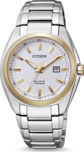 Citizen - Dámské náramkové hodinky - Super Titanium Eco Drive Solar EW2214-52A