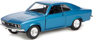 OPEL Manta A 1970 Modellauto 12cm aus Metall mit Rückzug Modell Auto Spielzeugauto WELLY Spielzeug Kinder Geschenk  51 (Blau-Metallic)