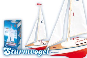 Günther 1810 Segelboot "Sturmvogel" aus Holz