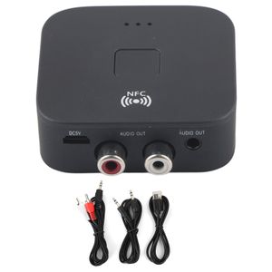 Bluetooth RCA přijímač 3,5mm Jack AUX Bezdrátový adaptér Audio Receiver Tool pro TV Auto
