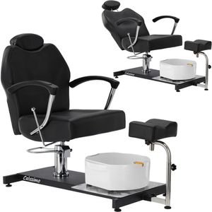 Fußpflegestuhl mit Fußbad und Fußstütze pedicure Sessel