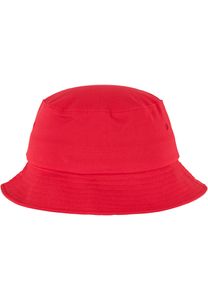 Kšiltovka Urban Classics Flexfit Cotton Twill Bucket Hat red - UNI