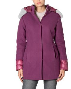 FAT Mäntel Damen Polyester Lila GR61020 - Größe: S
