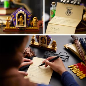 LEGO 76391 Harry Potter Hogwarts Ikonen – Sammler-Edition zum 20. Jubiläum mit Hedwig-Modell zum Sammeln und 3 exklusiven goldenen Minifiguren