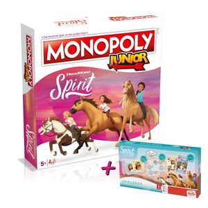 Monopoly Junior - Spirit - Riding Free + Spielebox