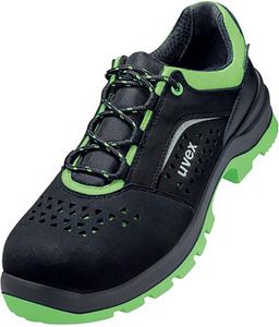 uvex 2 xenova® Halbschuhe S1 schwarz, grün Weite 11 Gr. 40