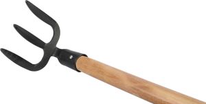 KOTARBAU® Geschmiedete Kartoffelhacke mit Langem Stiel aus Buchenholz Lackiert 110 cm
