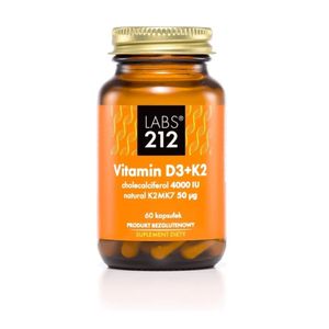 Nahrungsergänzungsmittel Labs212 Vitamin D3 4000 Iu I K2 (60 Kapseln) BI7922