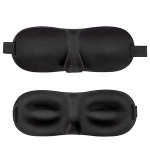 Intirilife Augenmaske in SCHWARZ – Ergonomisch Vorgeformte Unisex Schlafmaske für erholsamen Schlaf - Passgenau auf der Nase und mehr Platzfreiheit für Augen und Wimpern