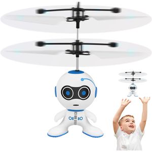 Flying Ball Spielzeug Flugroboter Fliegendes Infrarot-Induktion Led Rc Roboterdrohne Mini Quadrocopter Geburtstagsgeschenke für Kinder Jungen Mädchen
