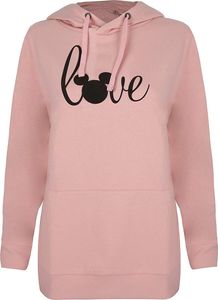 Disney - "Love Mickey" Kapuzenpullover für Damen TV1745 (L) (Altrosa)