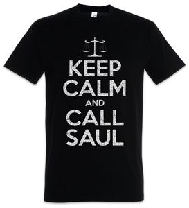Urban Backwoods Keep Calm And Call Saul T-Shirt, Größe:M