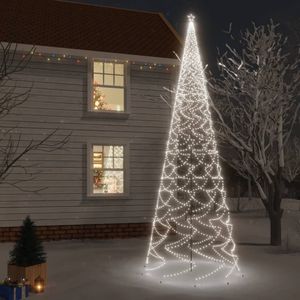 Möbel Weihnachtsbaum mit Erdnägeln Kaltweiß 3000 LEDs 800 cm - Weihnachtsgirlanden 343579