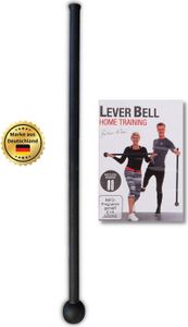 Leverbell PRO, Trainingsgerät 3,5kg inkl. Education DVD mit Star Sporttherapeutin und Expertin Frau Barbara Klein - ideal für Beine, Po und Schultern