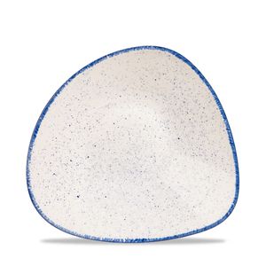 Churchill Super Vitrified Stonecast Hints Indigo Bowl Dreieck, 23,5 cm / 60 cl, 12 Stück