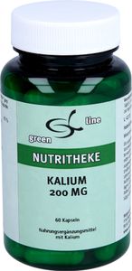 Green Line Nutritheke Kalium 200 mg Kapseln, 60 St. Kapseln