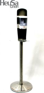 Desinfektionsständer Desinfektionsspender Edelstahl 700ml Hygienestation 110 cm mit automatischem Sensor