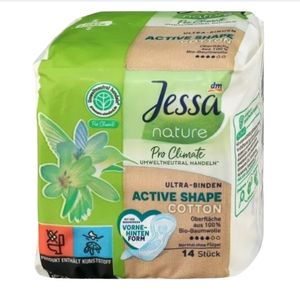 Jessa, Ultra Binden Nature, Podpaski, 14 sztuk (PRODUKT Z NIEMIEC)