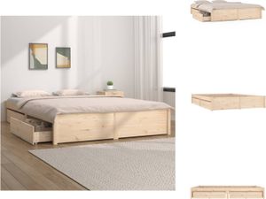 vidaXL Bett mit Schubladen 160x200 cm -  Betten & Bettgestelle