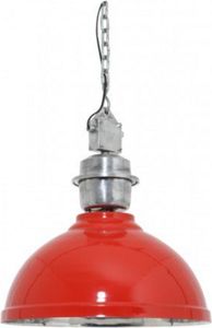 Casa Padrino Designer Hängeleuchte Rot Durchmesser 52 cm - Limited Edition