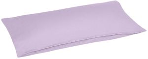 Kneer - Kissen-Bezug - Qualität 20  Edel-Zwirn-Jersey - Farbe:  30 Lavendel - Größe: 40/80 cm