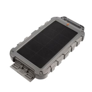 Solární powerbanka 10.000mAh 20W 2x USB + USB-C LED světlo, řada Xtorm Fuel - šedá