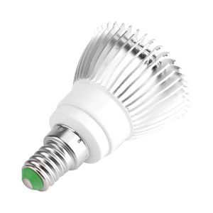Plné spektrum 18W 18 LED rastové svetlo Kvetinové rastliny Hydroponická rastová žiarovka (E14)