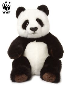 WWF - Plüschtier - Panda (sitzend, 22cm) lebensecht Kuscheltier Stofftier Bär