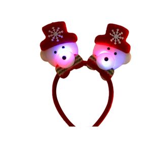 Weihnachten LED Haarreif, Weihnachten Haarschmuck Haarband Stirnband Kopfschmuck Kopfbedeckung Xmas Party Kostüm Zubehör, 9#