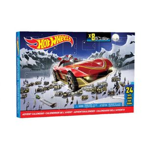 Mattel CBL07 Hot Wheels Adventskalender 2014 Auto Kalender mit Spielzeug