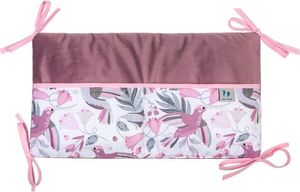Pepi Babybett Organizer mit Honig Velvet - 42cm × 22cm - Spielzeugtasche Betttasche für Kinderbett Kinderzimmer für Windel Kleidung - Hummingbird