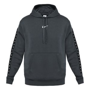 NIKE Herren Pullover Kapuzenpullover Sweatshirt Sportswear Fleece Hoodie, Farbe:Grau, Größe:XL, Artikel:-068 iron grey / iron