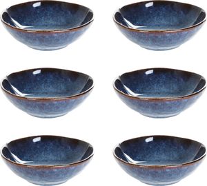 HOMLA 6er-Set Schale CASPER dunkelblau 17x6 cm