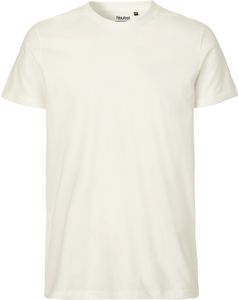 Neutral - Fairtrade - Mens Fitted T-Shirt - Natural - M
