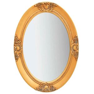 vidaXL Nástěnné zrcadlo v barokním stylu 50 x 70 cm zlaté