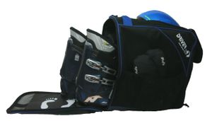 Driver13 Skistiefeltasche mit Helmfach schwarz-blau